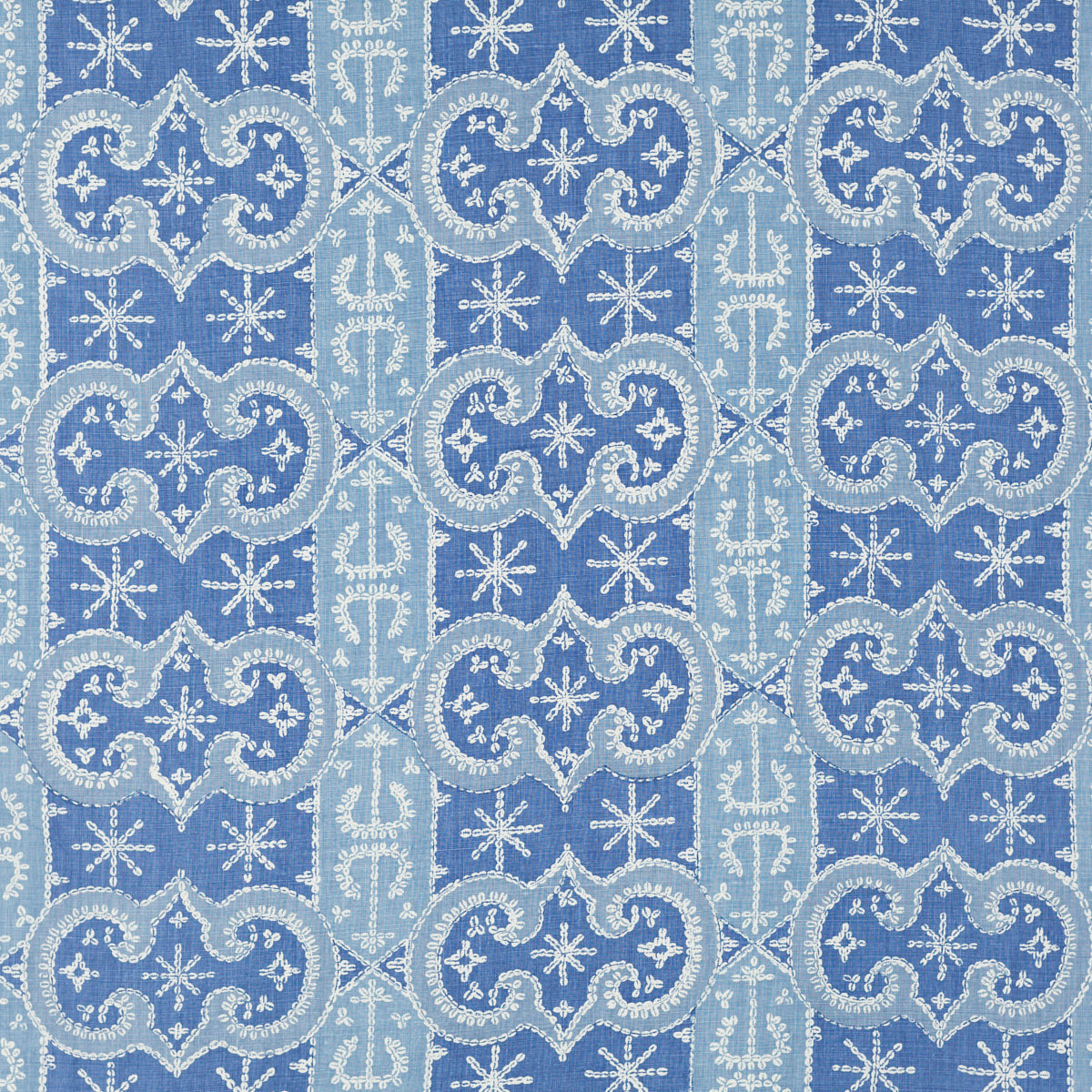 Schumacher DOWRY DELFT Fabric | Atlanta Fabrics