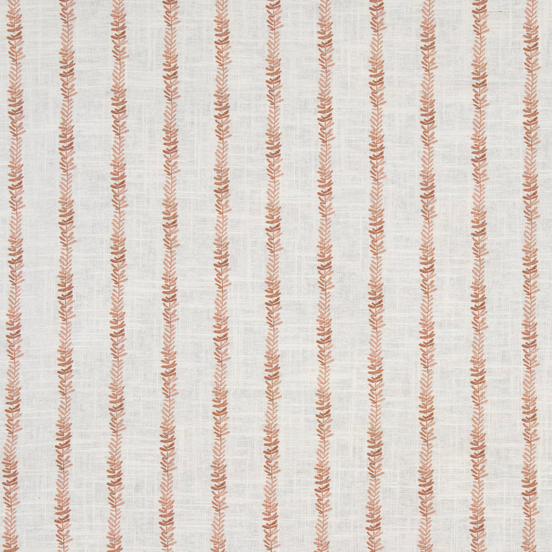 Carole Fine Vine Pink Clay Fabric | Atlanta Fabrics