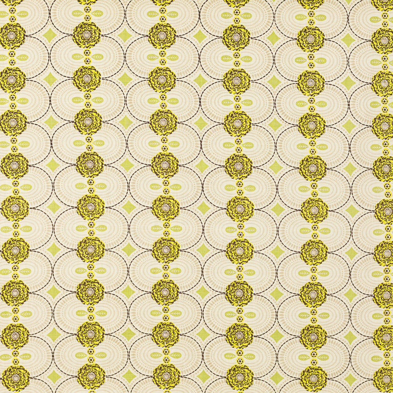 Schumacher AMIJAO SULPHUR Fabric | Atlanta Fabrics