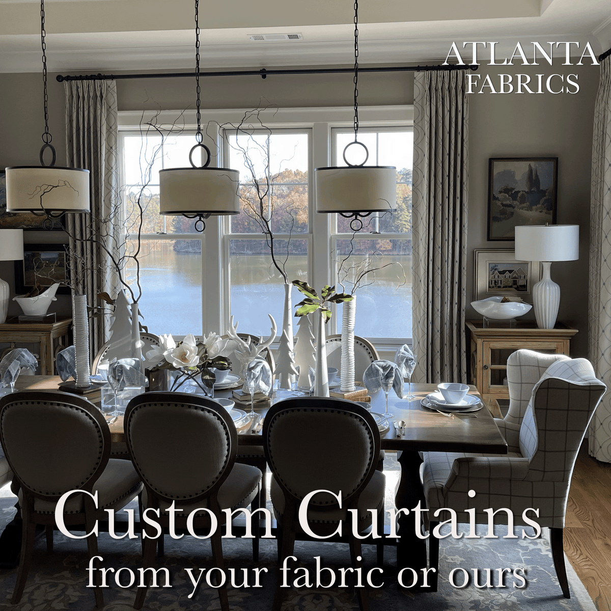 Atlanta Fabrics Custom Curtains 1 Drapery | Atlanta Fabrics