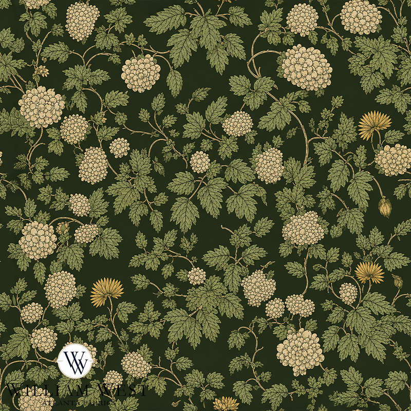 Atlanta Fabrics Hawthorne Passage Parchment Fabric | Atlanta Fabrics