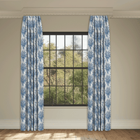 A Little Attention Blue Made to Measure Curtains
