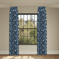 A Little While Navy Made to Measure Curtains