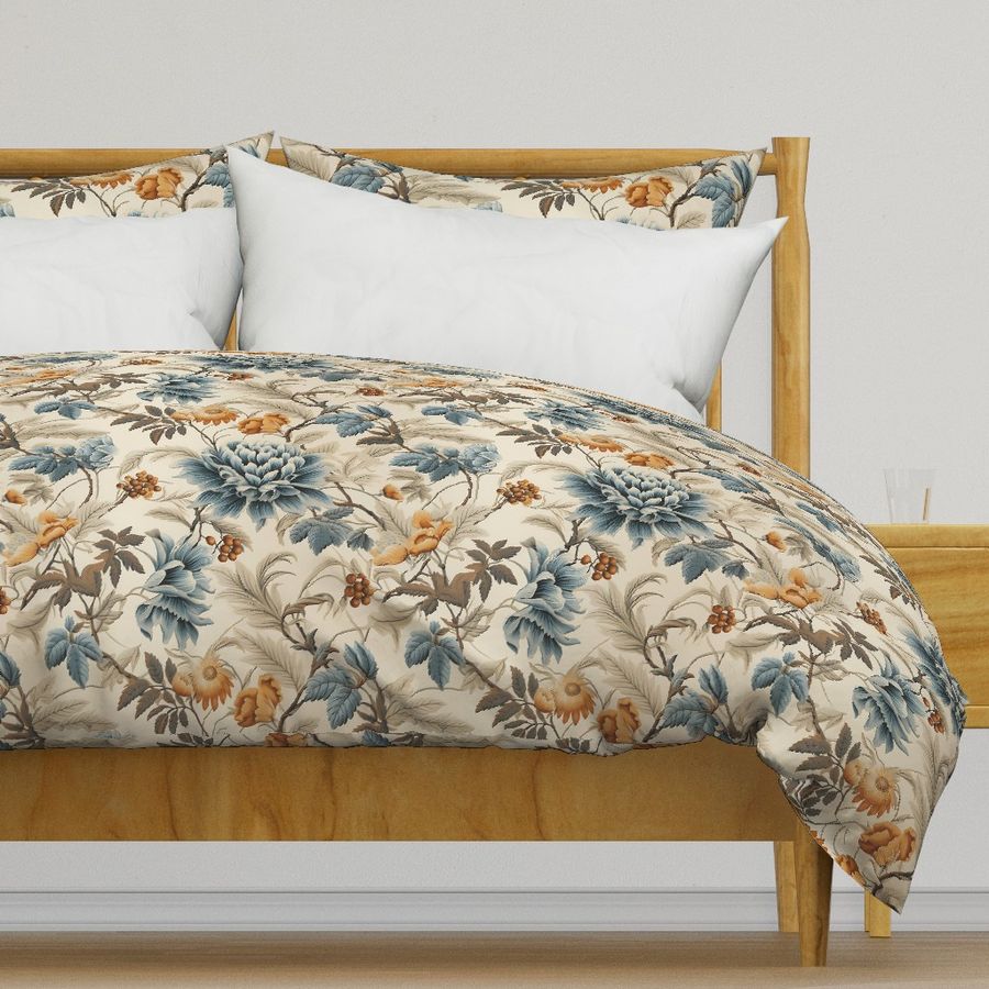 A Lovely Spot Chambray Duvet Cover