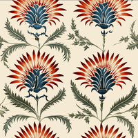 Atlanta Fabrics Alexandra Red Fabric | Atlanta Fabrics