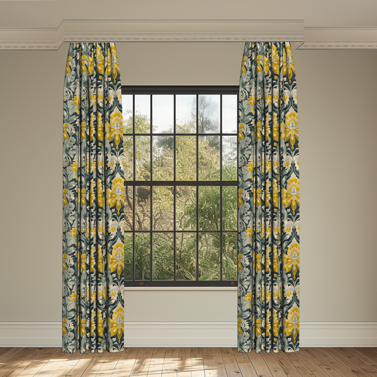 Always Shine Daffodil Made to Measure Curtains
