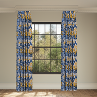 Always Shine Royal Made to Measure Curtains
