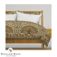 Atlanta Fabrics Angel Oak Damask Rust Fabric | Atlanta Fabrics