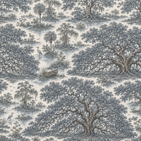 Angel Oak Indigo Wallpaper