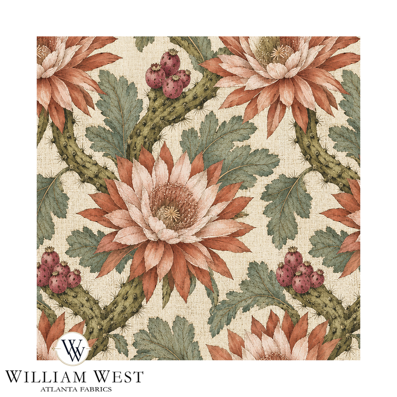 Atlanta Fabrics Arid SplendorCoral Fabric | Atlanta Fabrics