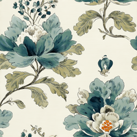 Atlanta Fabrics Armor Circle Teal Fabric | Atlanta Fabrics