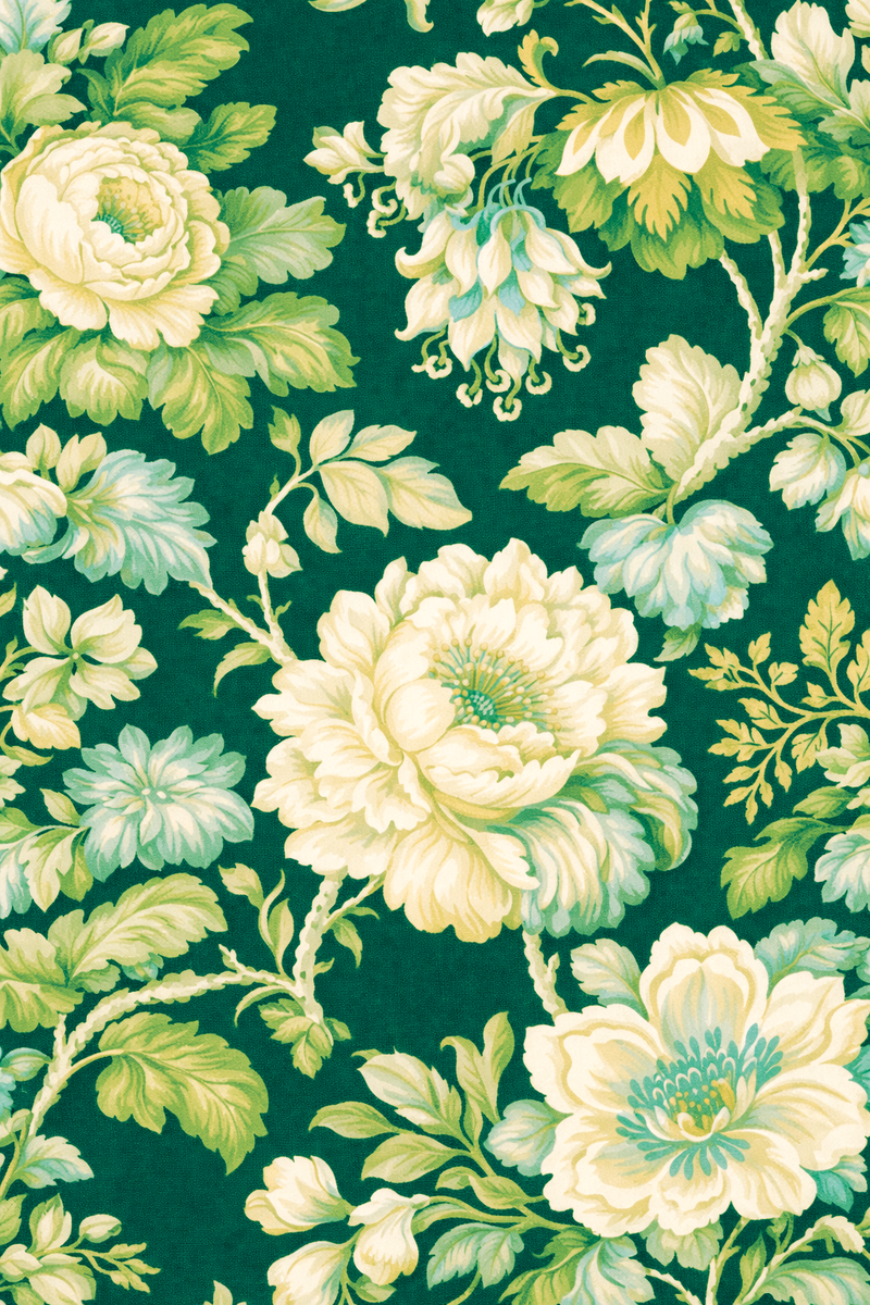 Atlanta Fabrics Ashley River Floral Billiard Fabric | Atlanta Fabrics