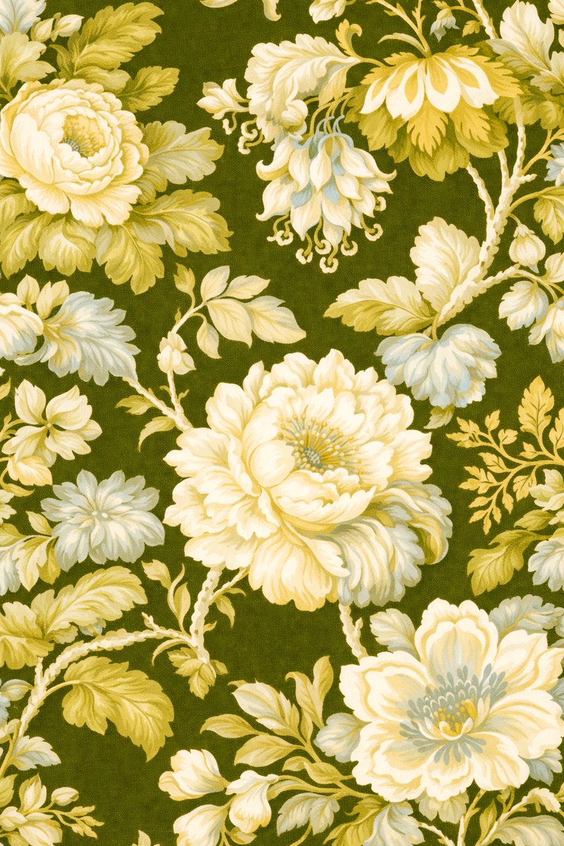 Atlanta Fabrics Ashley River Floral Citrus Fabric | Atlanta Fabrics