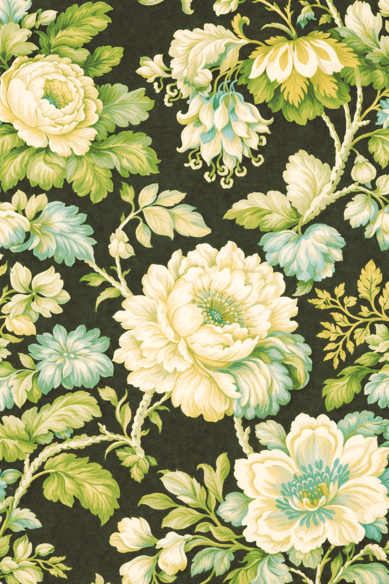 Atlanta Fabrics Ashley River Floral Granny Apple Fabric | Atlanta Fabrics