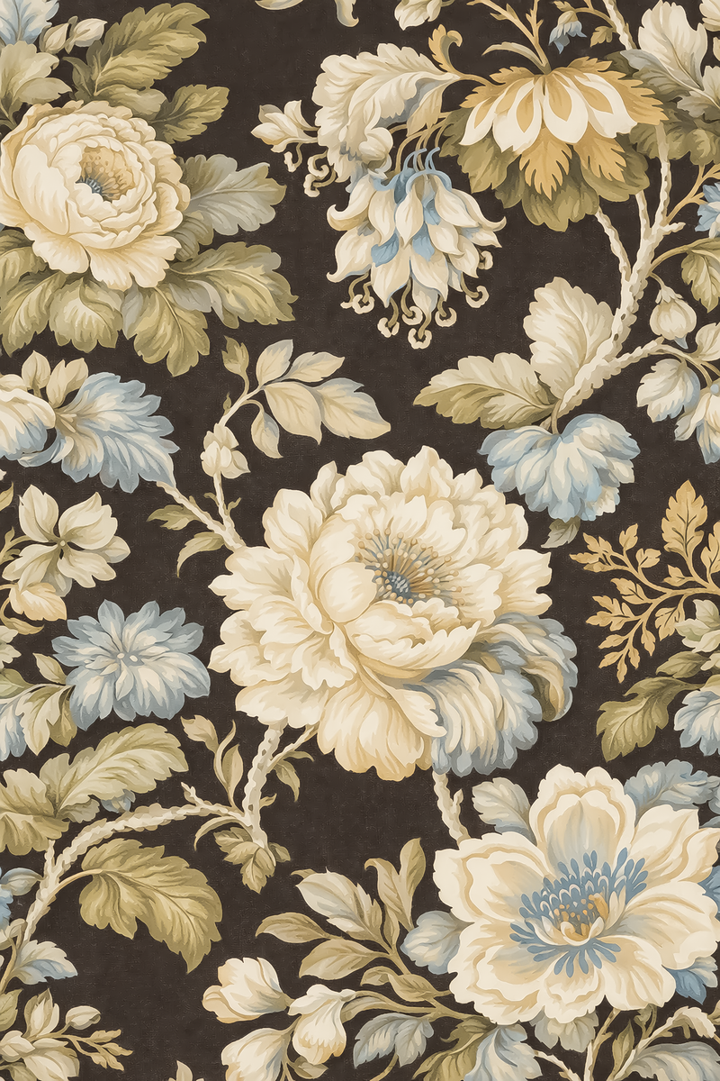 Atlanta Fabrics Ashley River Floral Natural Fabric | Atlanta Fabrics