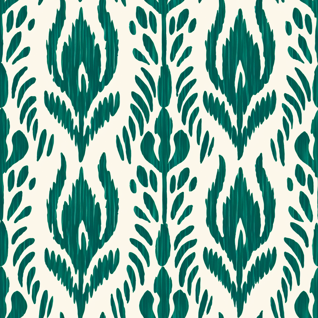 William West Designs Aspen Ikat Emerald Fabric | Atlanta Fabrics