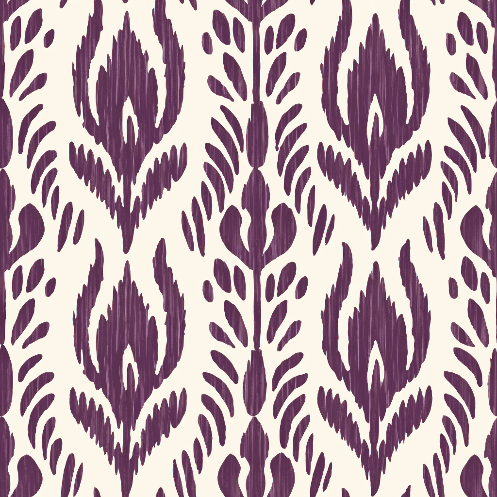 William West Designs Aspen Ikat Plum Fabric | Atlanta Fabrics