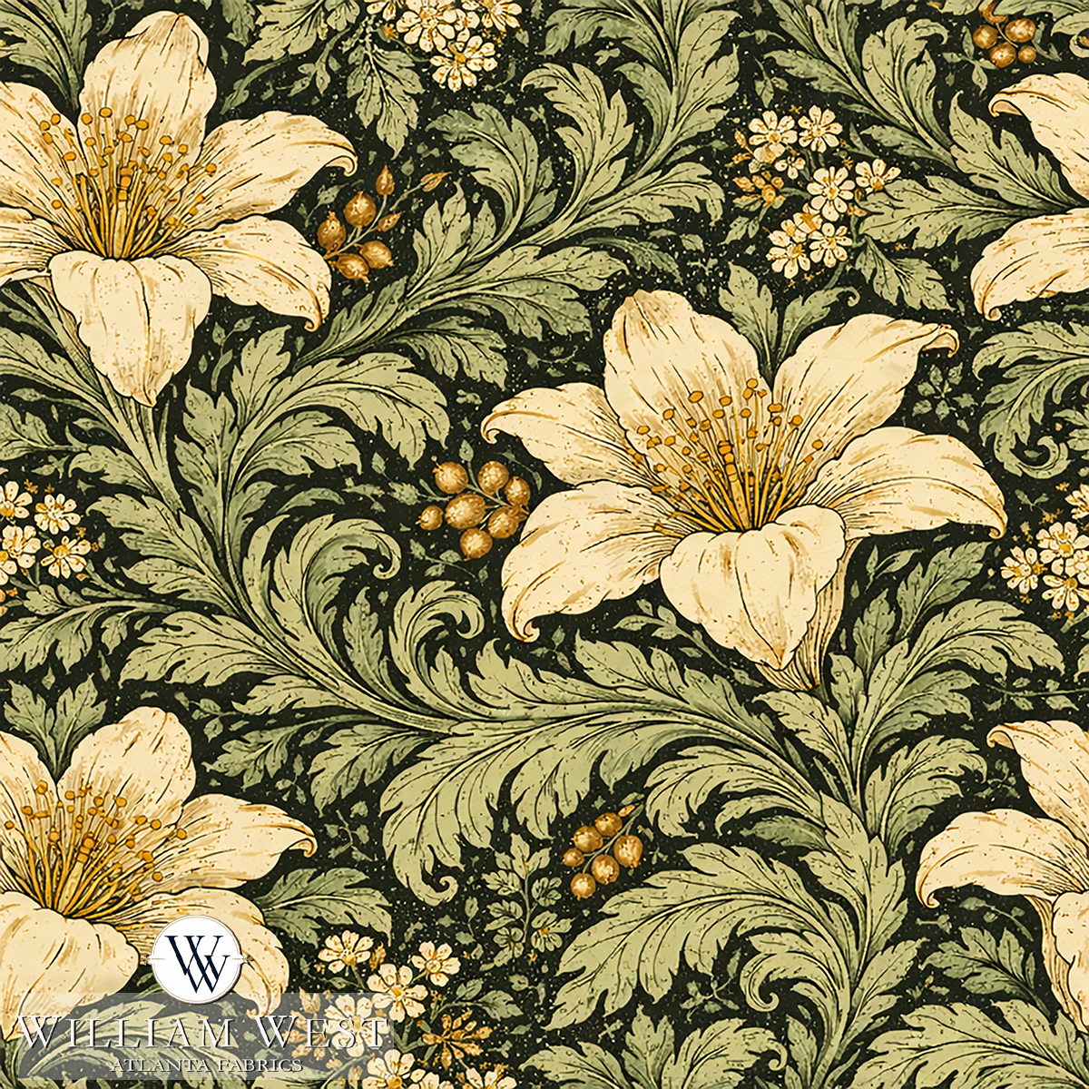 Atlanta Fabrics At My Prime Parsley Fabric | Atlanta Fabrics