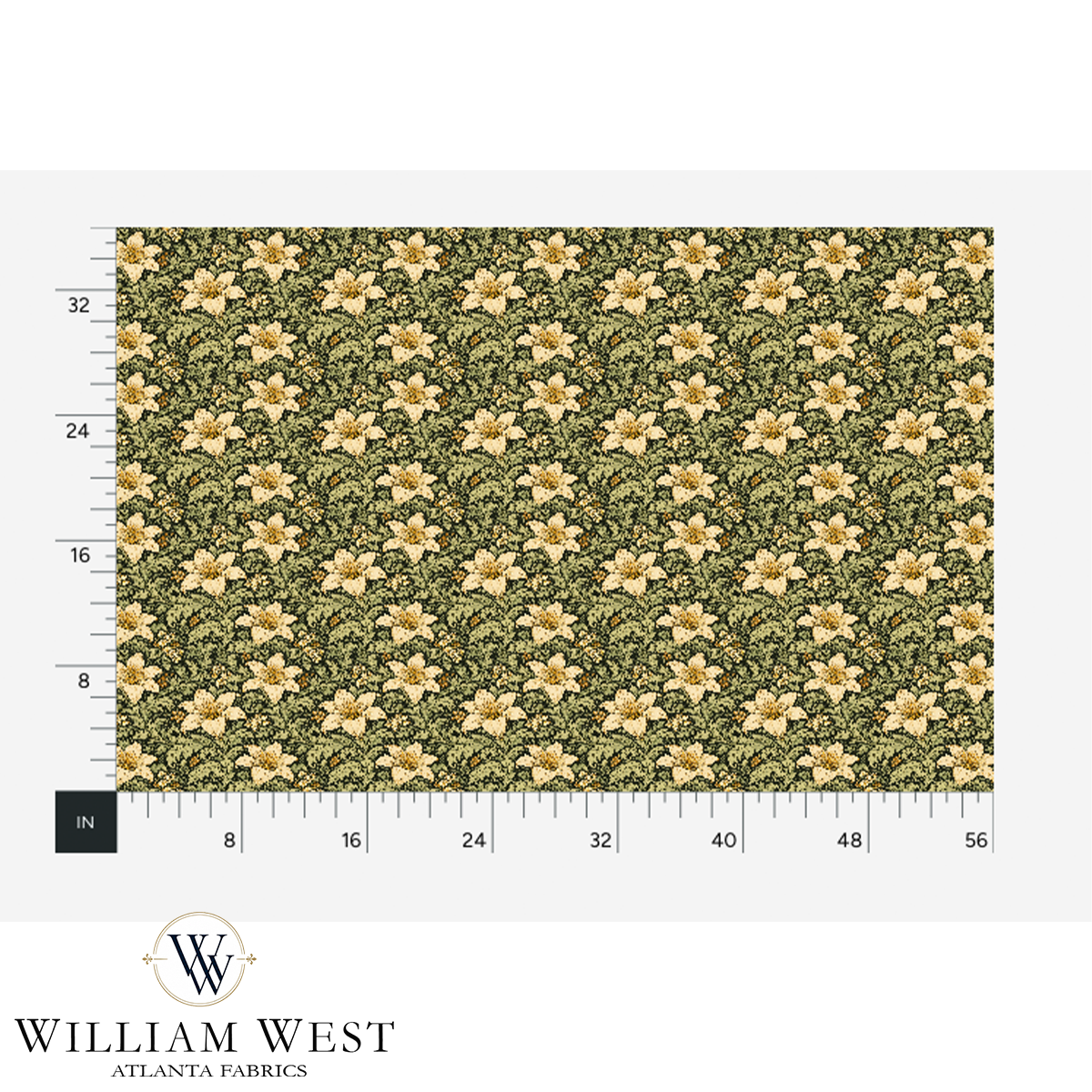 Atlanta Fabrics At My Prime Parsley Fabric | Atlanta Fabrics