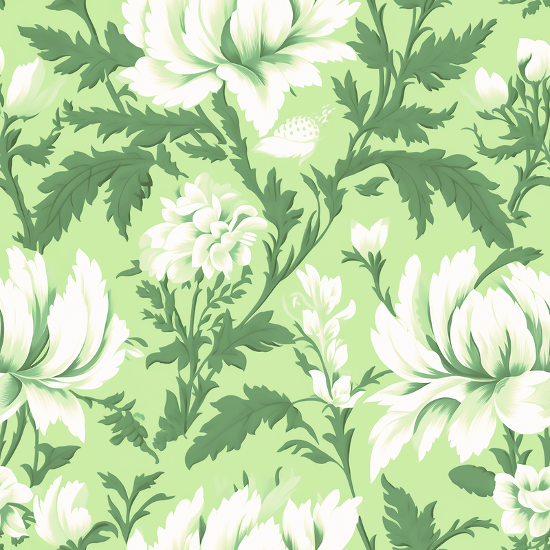 Audubon Green Wallpaper