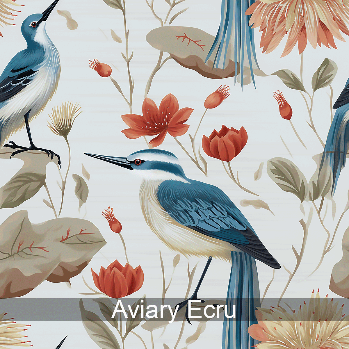 Aviary Duvet Cover