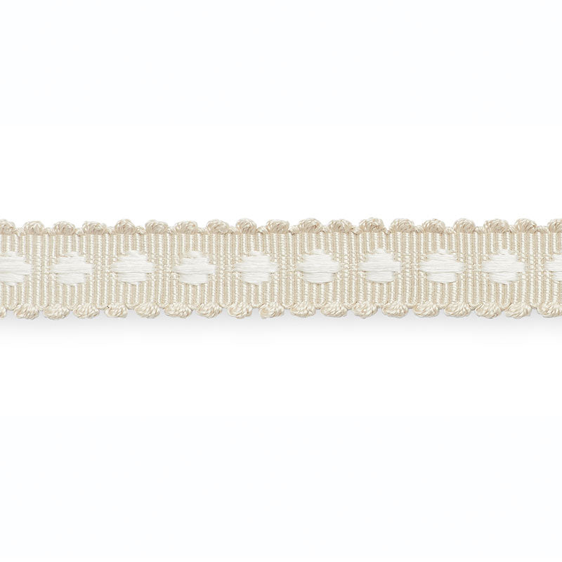 Schumacher MARLIS BRAID IVORY/SNOW Trim | Atlanta Fabrics