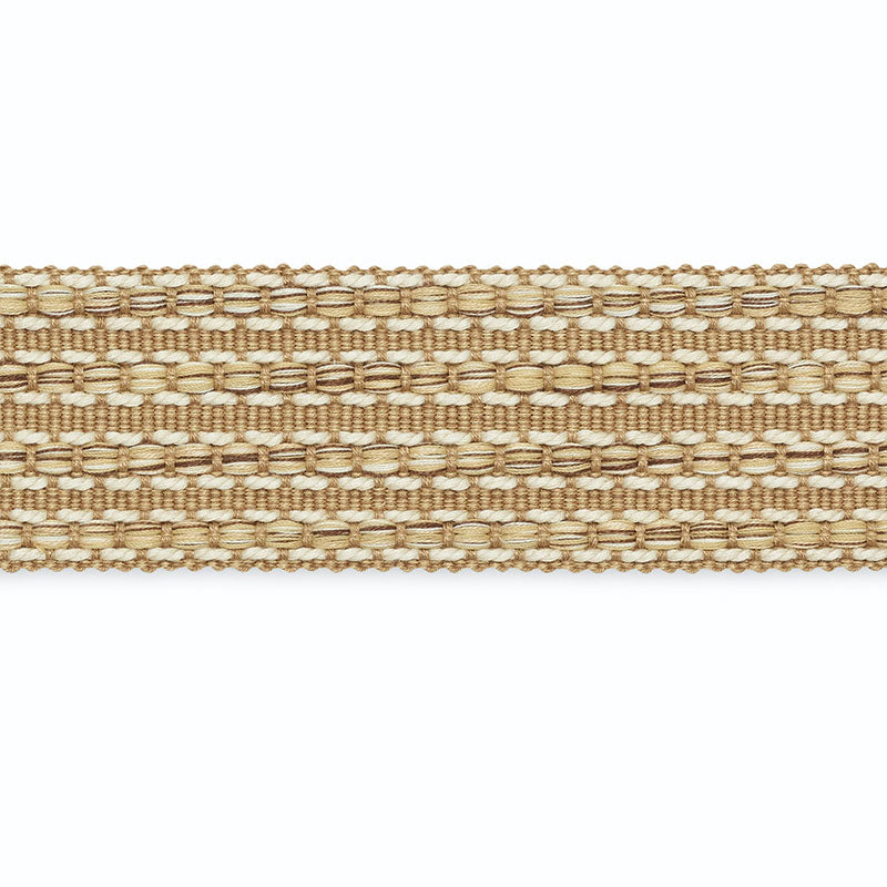 Schumacher MARTHA BRAID KHAKI/CAFE/STRAW Trim | Atlanta Fabrics