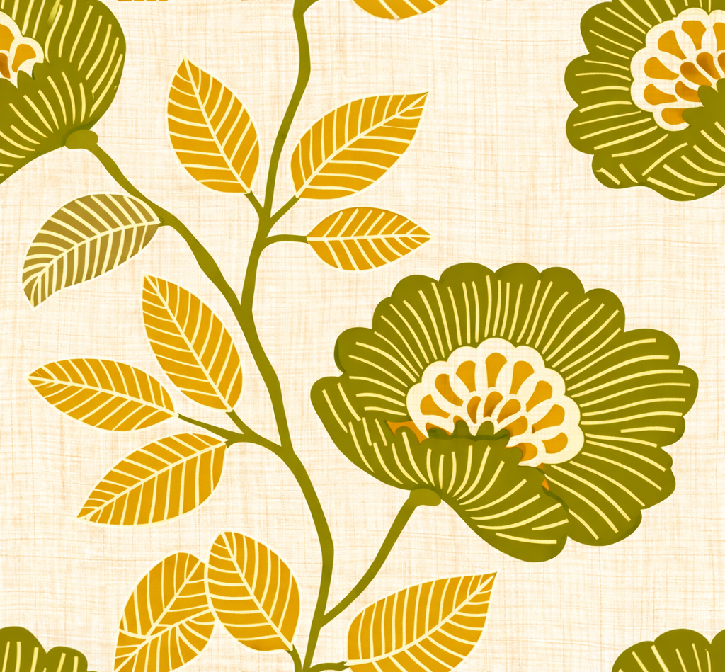 Atlanta Fabrics Baily Mustard Fabric | Atlanta Fabrics