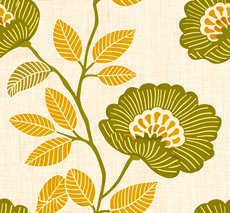 Atlanta Fabrics Baily Mustard Fabric | Atlanta Fabrics