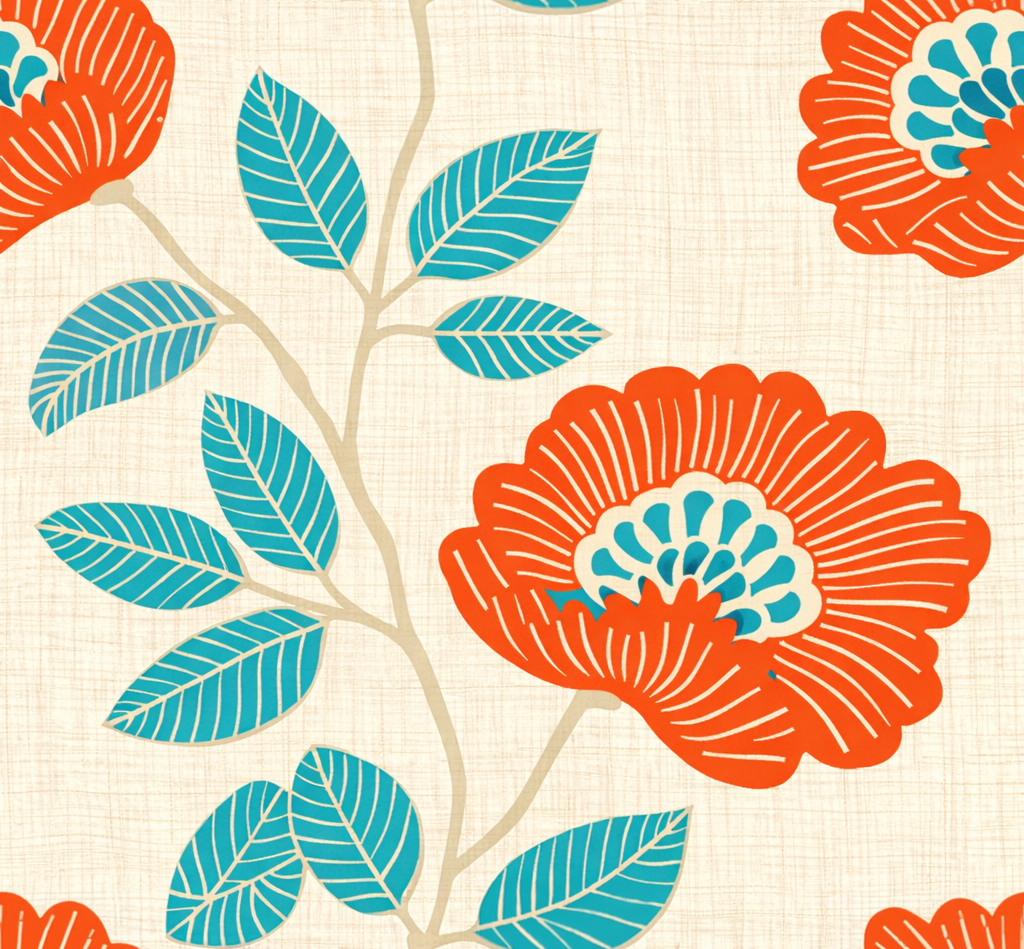 Atlanta Fabrics Baily Orange Fabric | Atlanta Fabrics