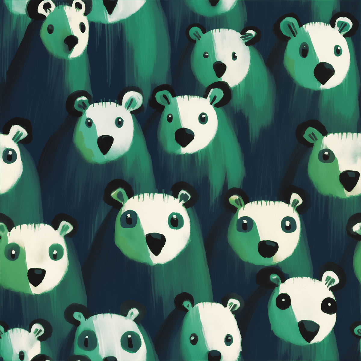 Bears In Green