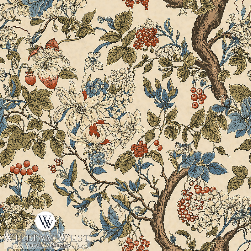 Atlanta Fabrics Belle Isle II Chocolate Fabric | Atlanta Fabrics