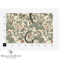 Atlanta Fabrics Belle Isle II Chocolate Fabric | Atlanta Fabrics