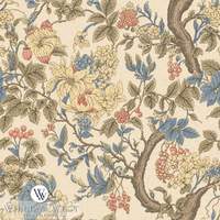 Atlanta Fabrics Belle Isle II French Blue Fabric | Atlanta Fabrics