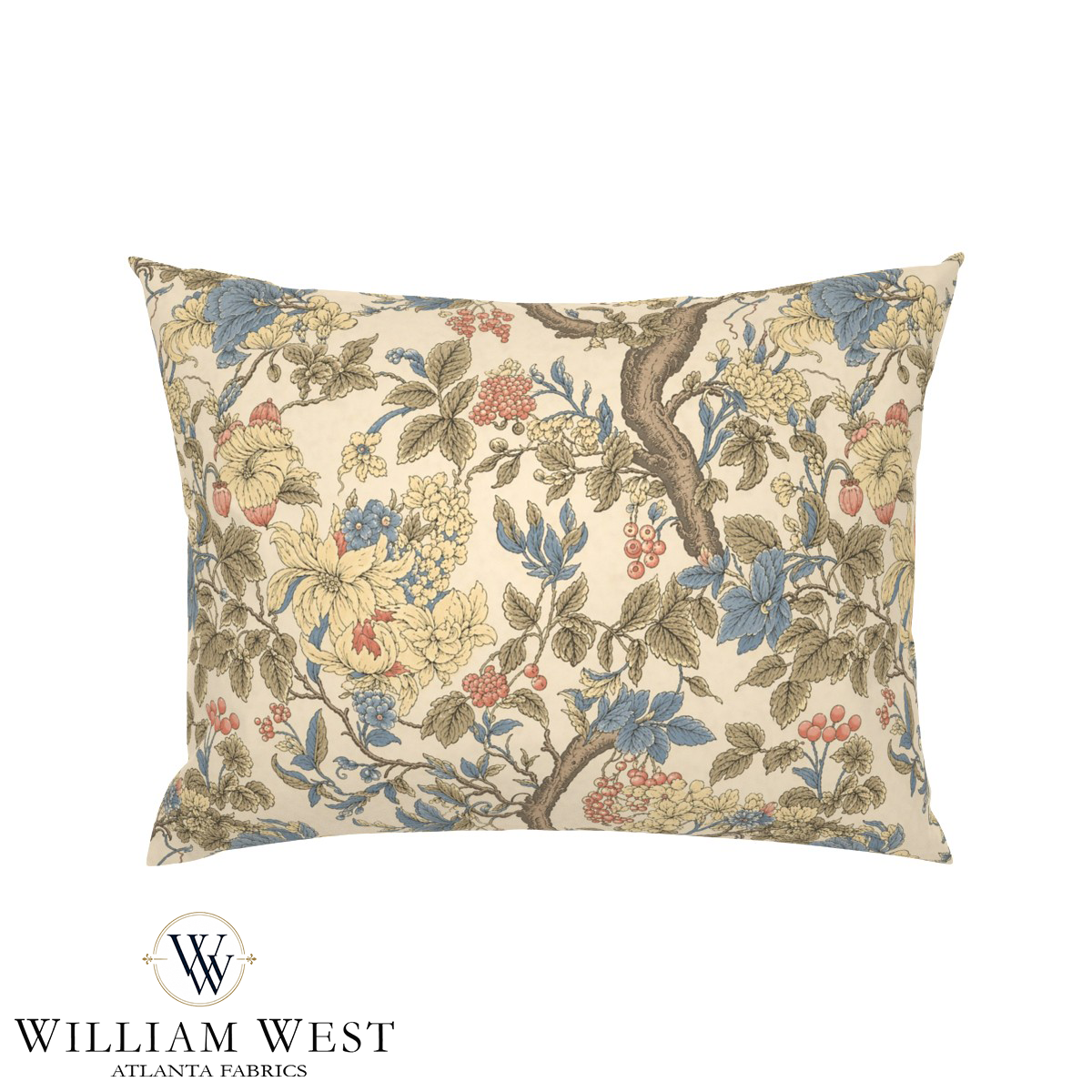 Atlanta Fabrics Belle Isle II French Blue Fabric | Atlanta Fabrics