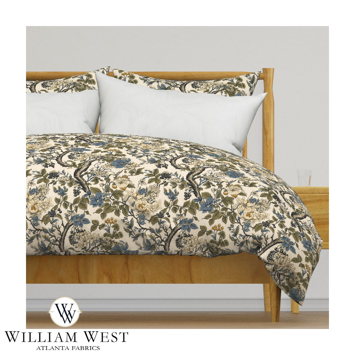 Atlanta Fabrics Belle Isle II Moss Fabric | Atlanta Fabrics