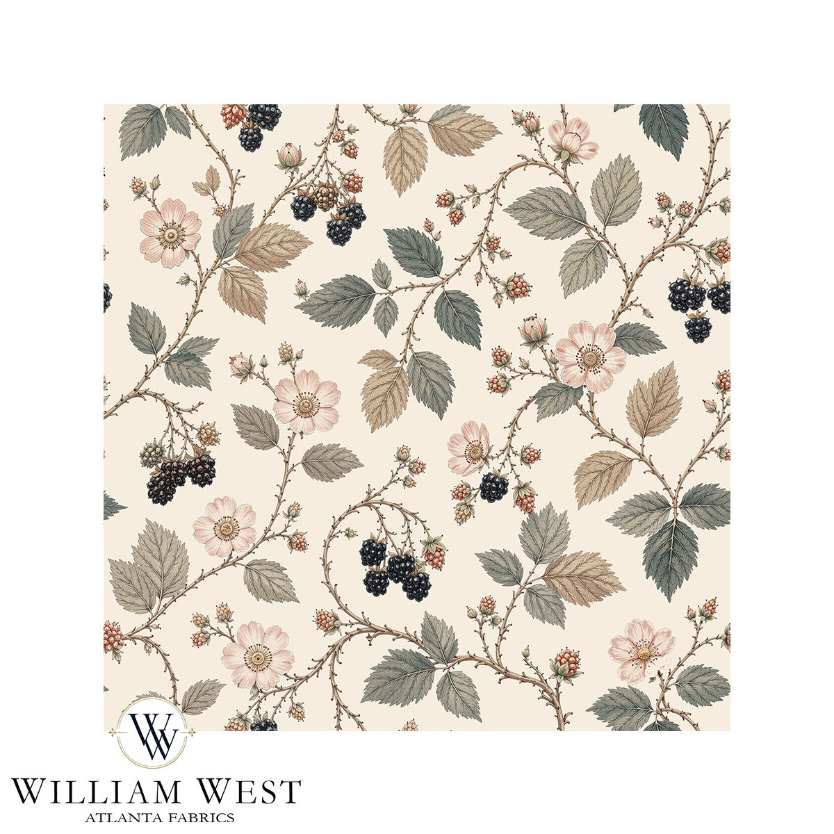 Blackberry Bramble Ivory