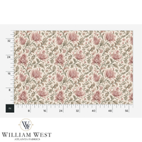 Botanical Scrollwork Pink