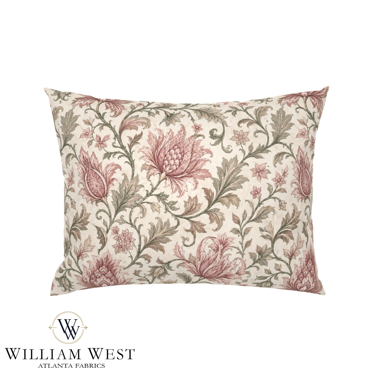 Botanical Scrollwork Pink