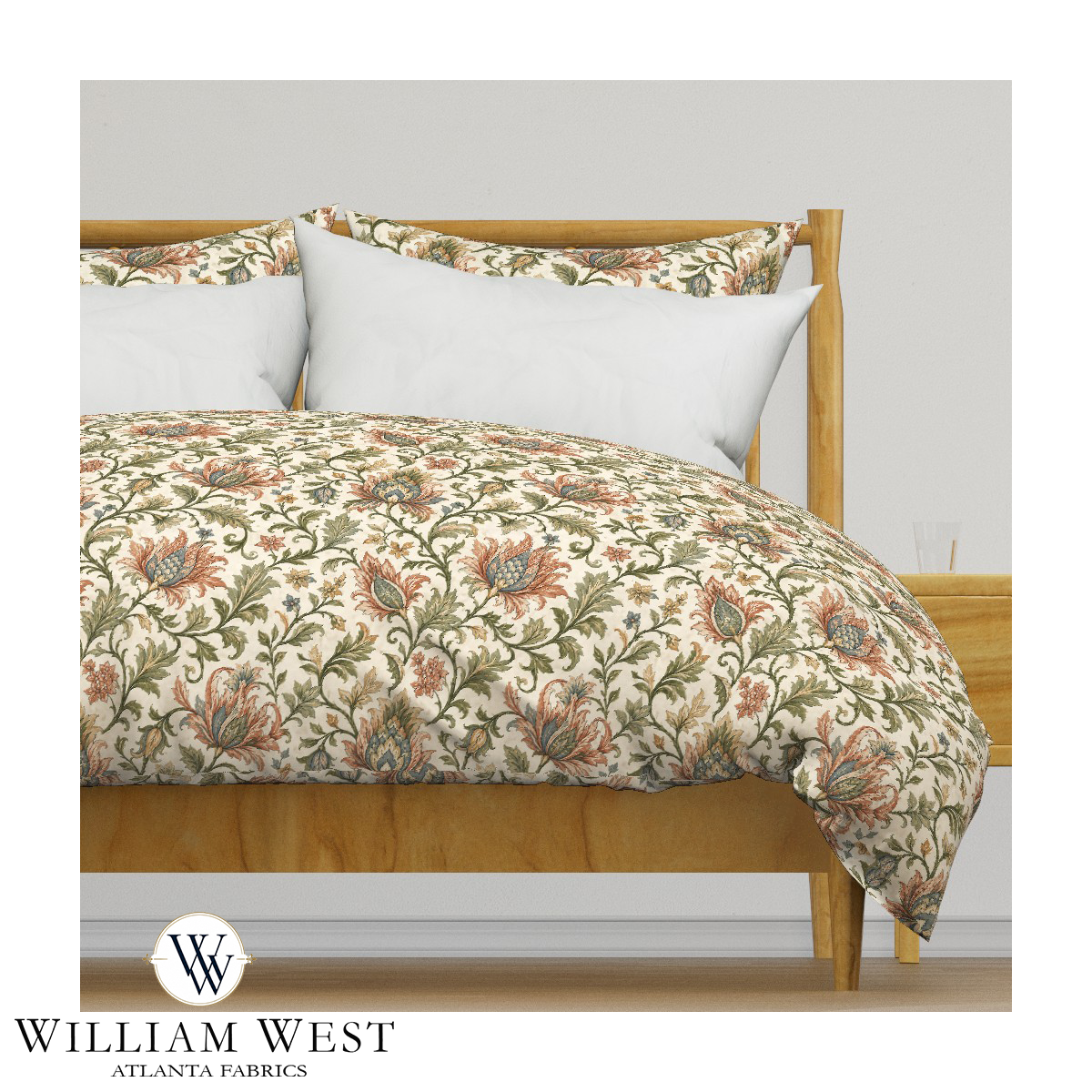 Botanical Scrollwork Sage
