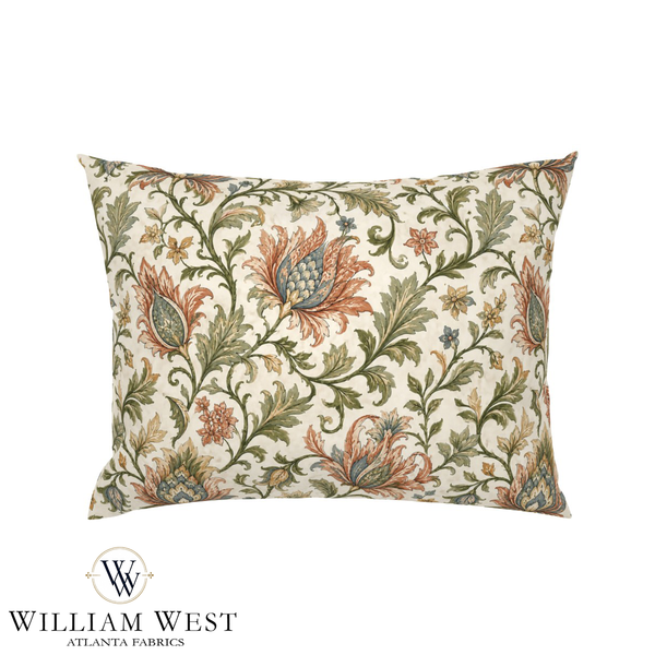 Botanical Scrollwork Sage