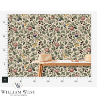 Bramble Orchard Clay Pink Wallpaper