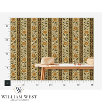 Briarwick Stripe Brass Wallpaper