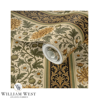Briarwick Stripe Brass Wallpaper