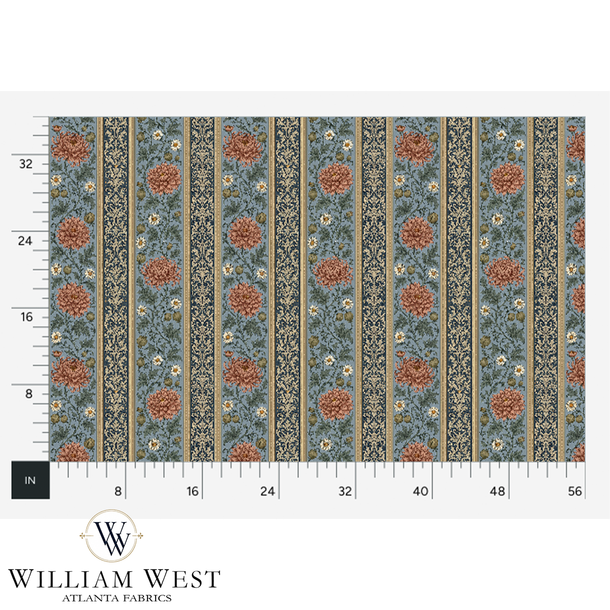 Briarwick Stripe Cornflower