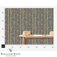 Briarwick Stripe Cornflower Wallpaper