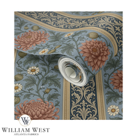 Briarwick Stripe Cornflower Wallpaper