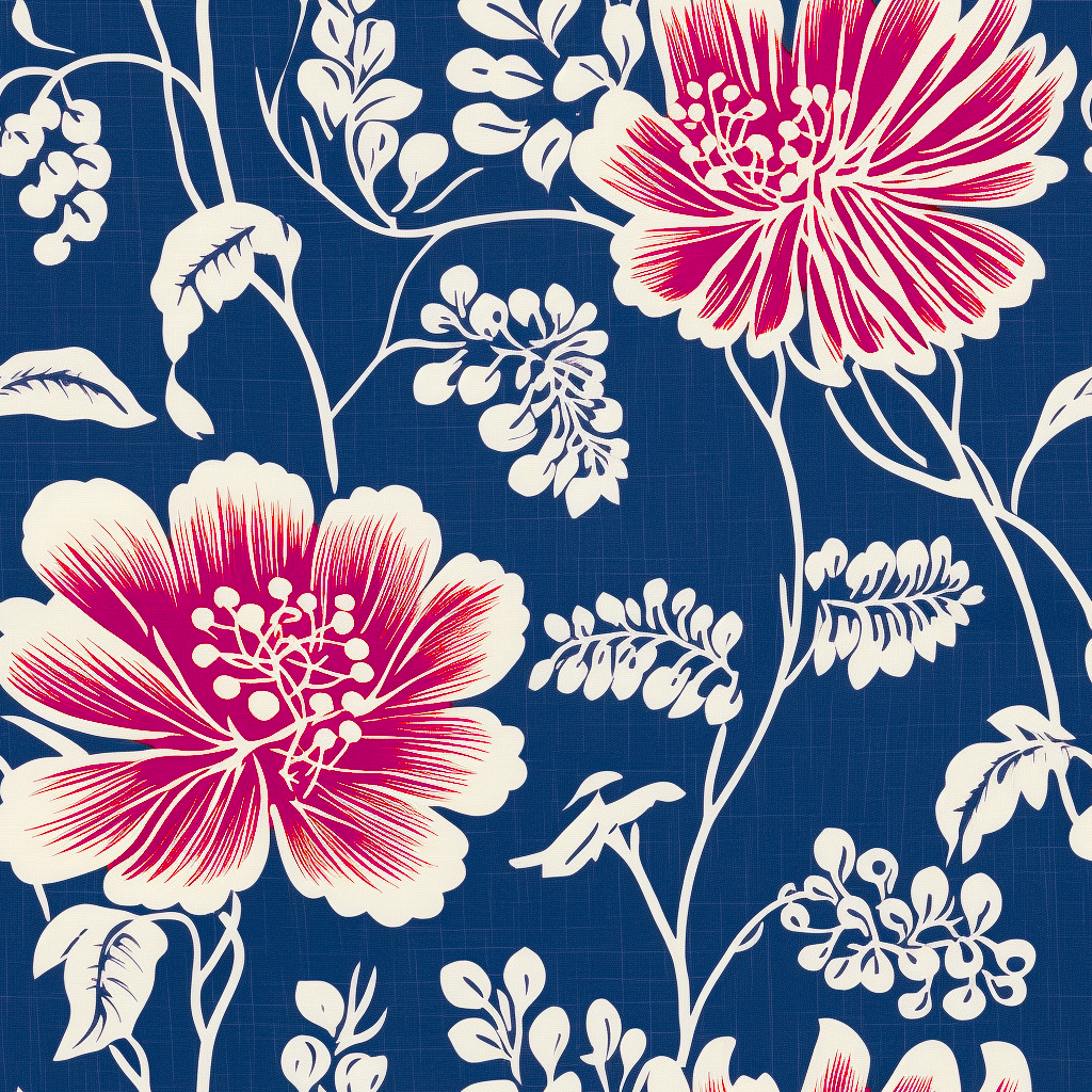 Bridal Meadow Blue Cerise