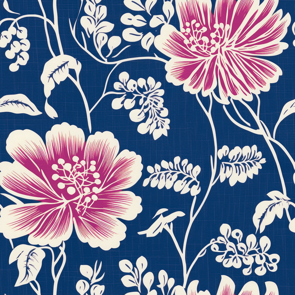 Bridal Meadow Blue Pink