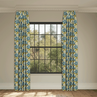 Bring Out The Best Teal Mustard Drapery Panel